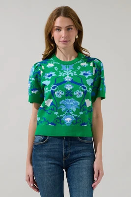 Jadie Short Sleeve Sweater | Sugarlips