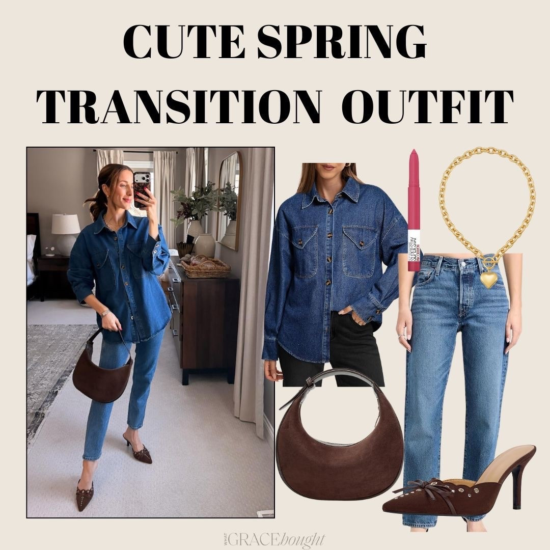 Denim on denim outfit inspo! 

#LTKootd #LTKmomlife