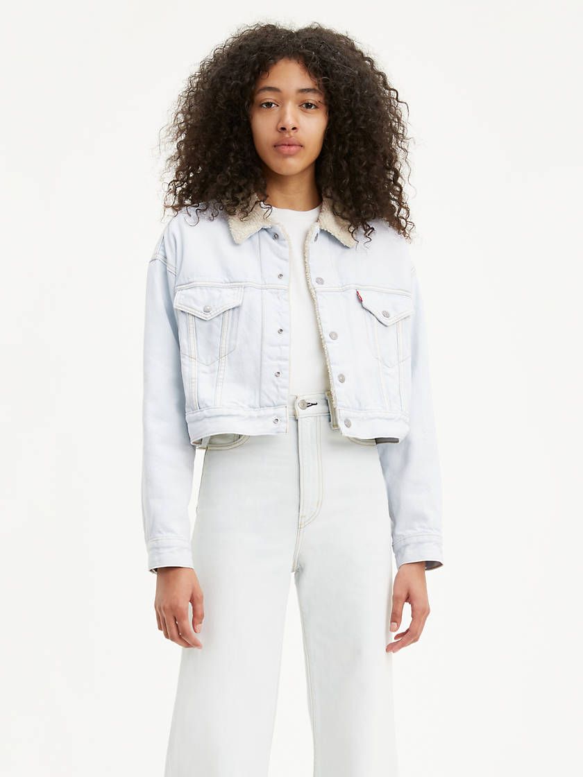 Cropped Dad Sherpa Trucker Jacket | LEVI'S (US)