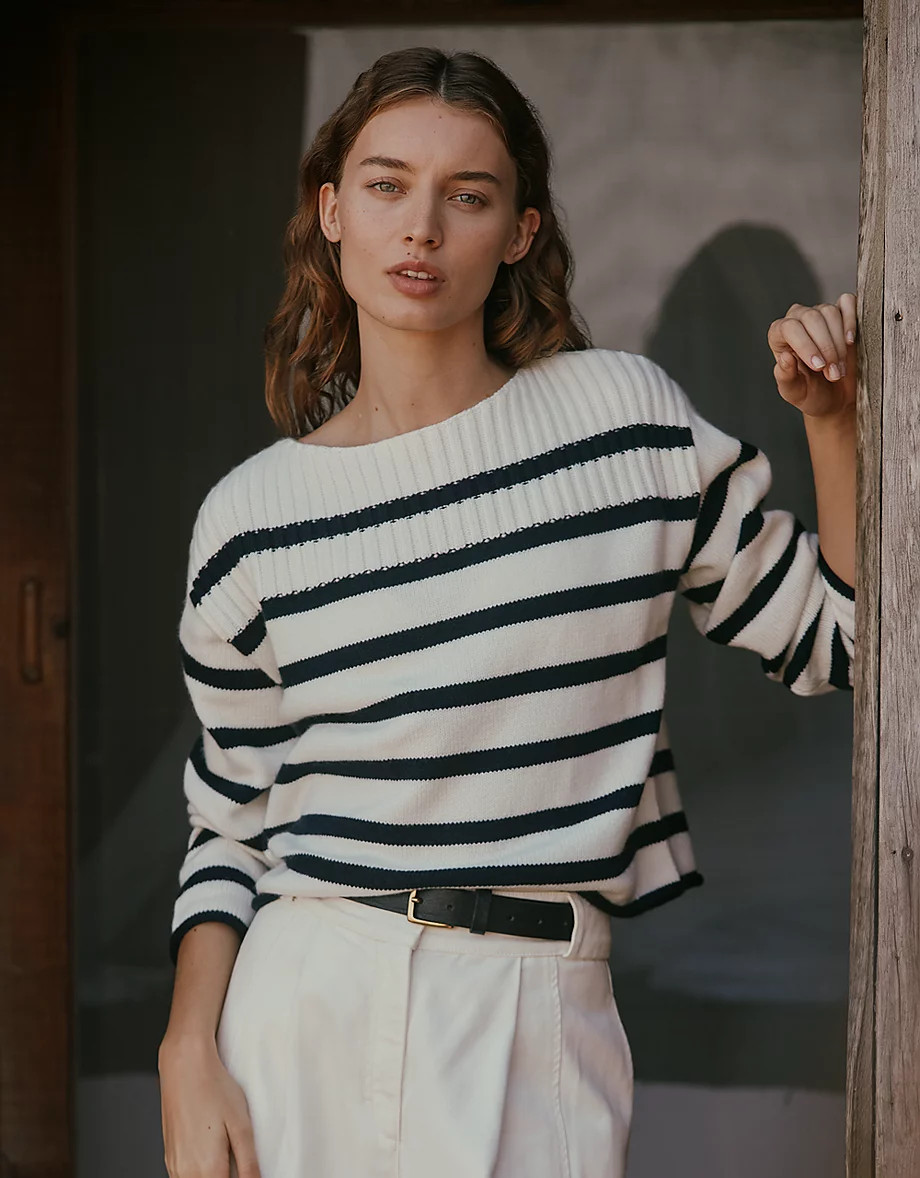 Wool Rich Breton Stripe Jumper | Days At The Lake | The  White Comp... | The White Company UK & ROW
