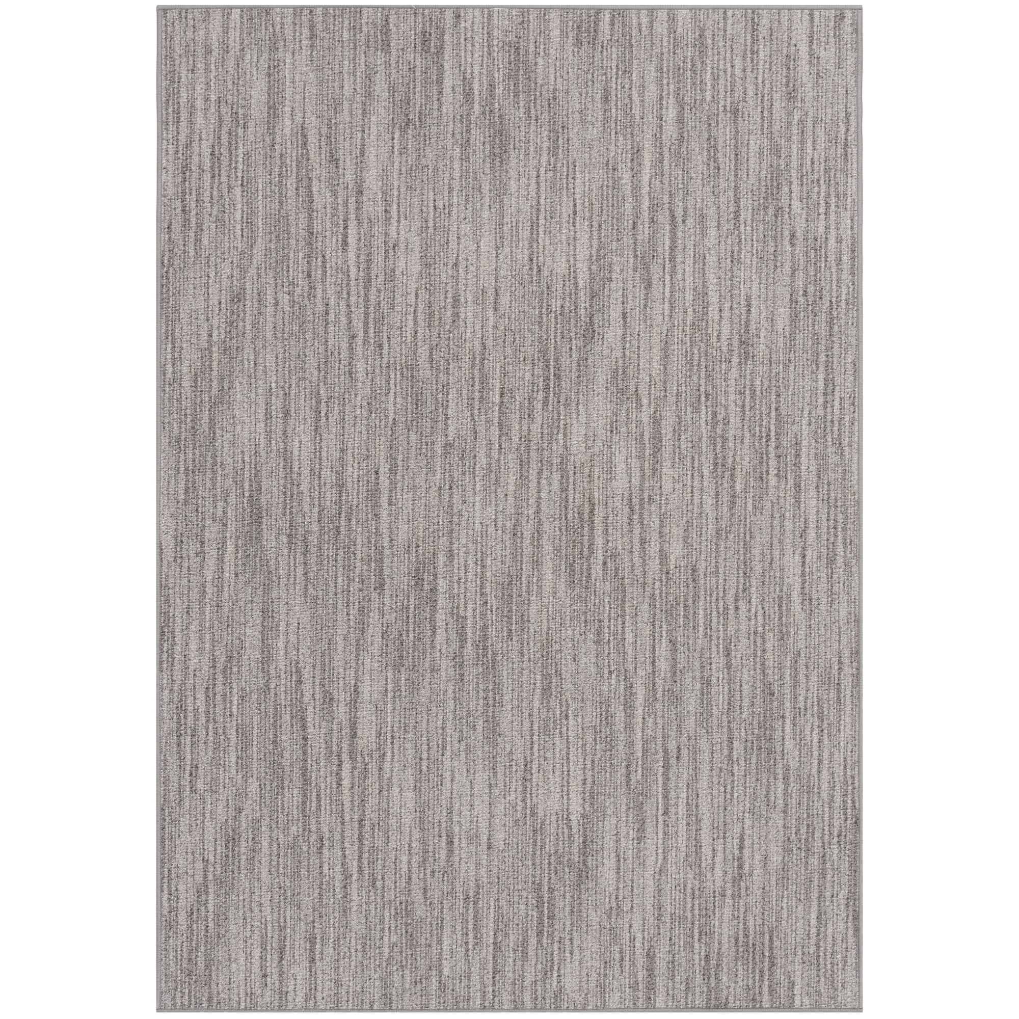 Mainstays Spaced Dyed Gray 40"x60" Indoor Area Rug | Walmart (US)