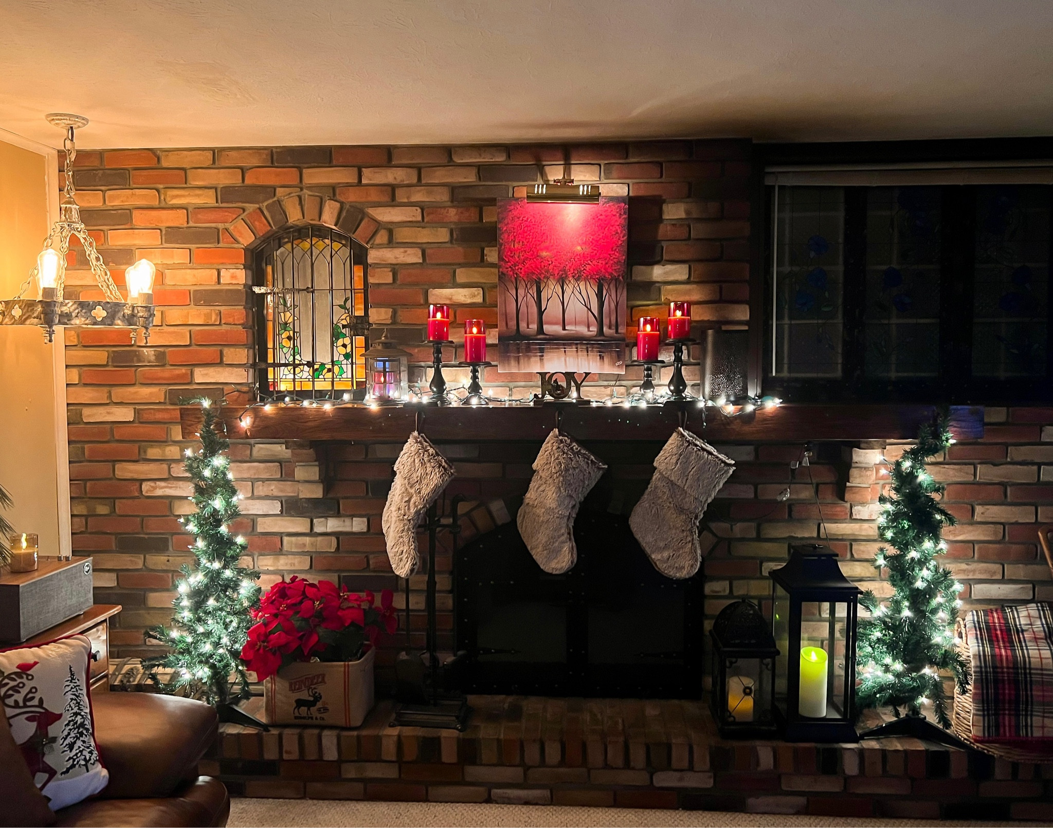  Christmas fireplace decor - mantle decor - red Flameless candles - Christmas decor - Amazon Home - Amazon Finds 

#LTKHoliday #LTKunder50 #LTKhome