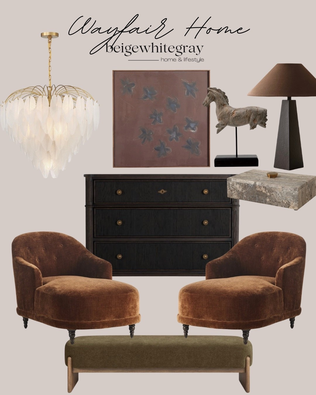 Moody tones, timeless textures, and some of my favorite pieces in my home are finally on sale 🙌 Sharing the best finds from the Wayfair Memorial Day Clearance before prices go back up.

home decor, moody home decor, modern organic, colonial revival, transitional style, timeless interiors, Wayfair Memorial Day clearance, furniture finds, luxury for less, designer inspired decor, neutral home decor, earthy interiors, living room inspiration

#LTKSaleAlert #LTKHome