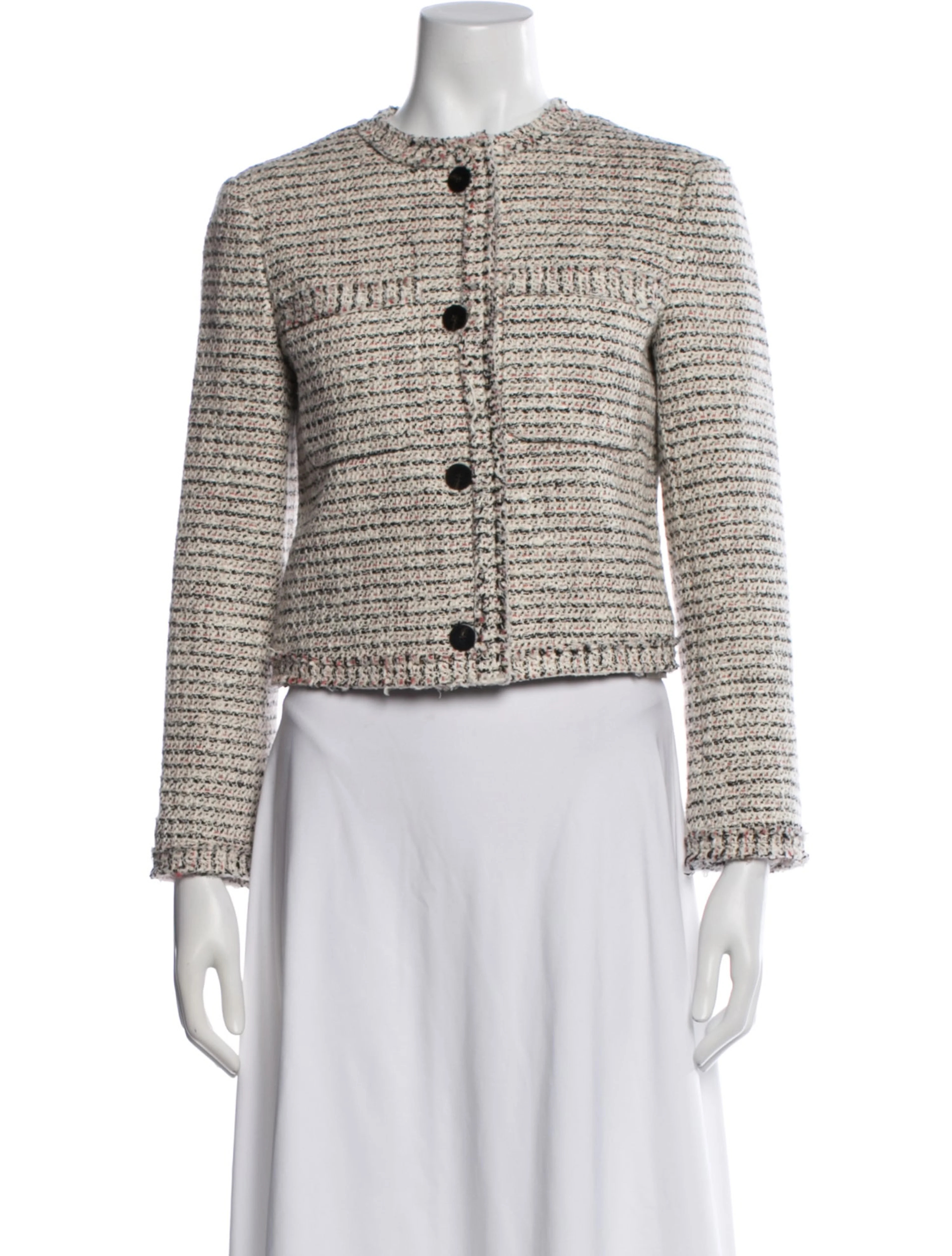 Tweed Pattern Jacket | The RealReal