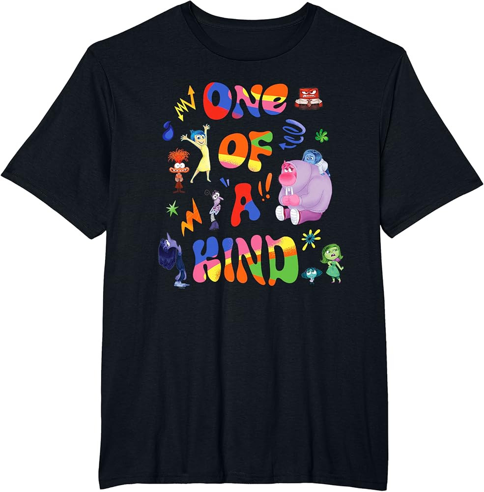 Disney and Pixar’s Inside Out 2 Emotions One of a Kind T-Shirt | Amazon (US)