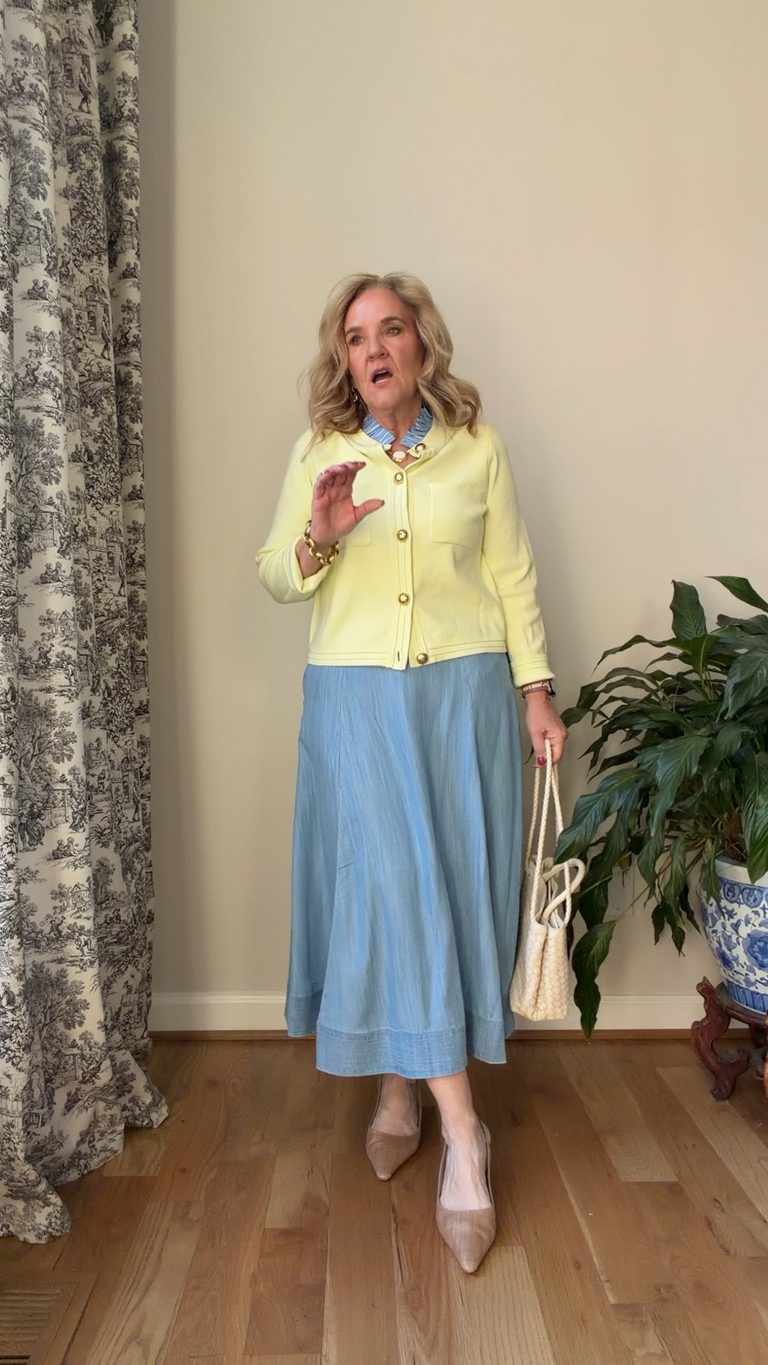 A little mix of elevated and casual 
Sweater size medium 
Skirt size medium 
Slingbacks size up 1/2 
Joggers size medium petite 
Sneakers tts with socks 
Spring style 

#LTKOver40 #LTKTravel #LTKSaleAlert