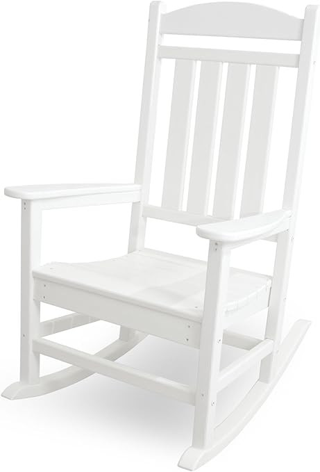 POLYWOOD R100WH Presidential Rocking Chair, White | Amazon (US)