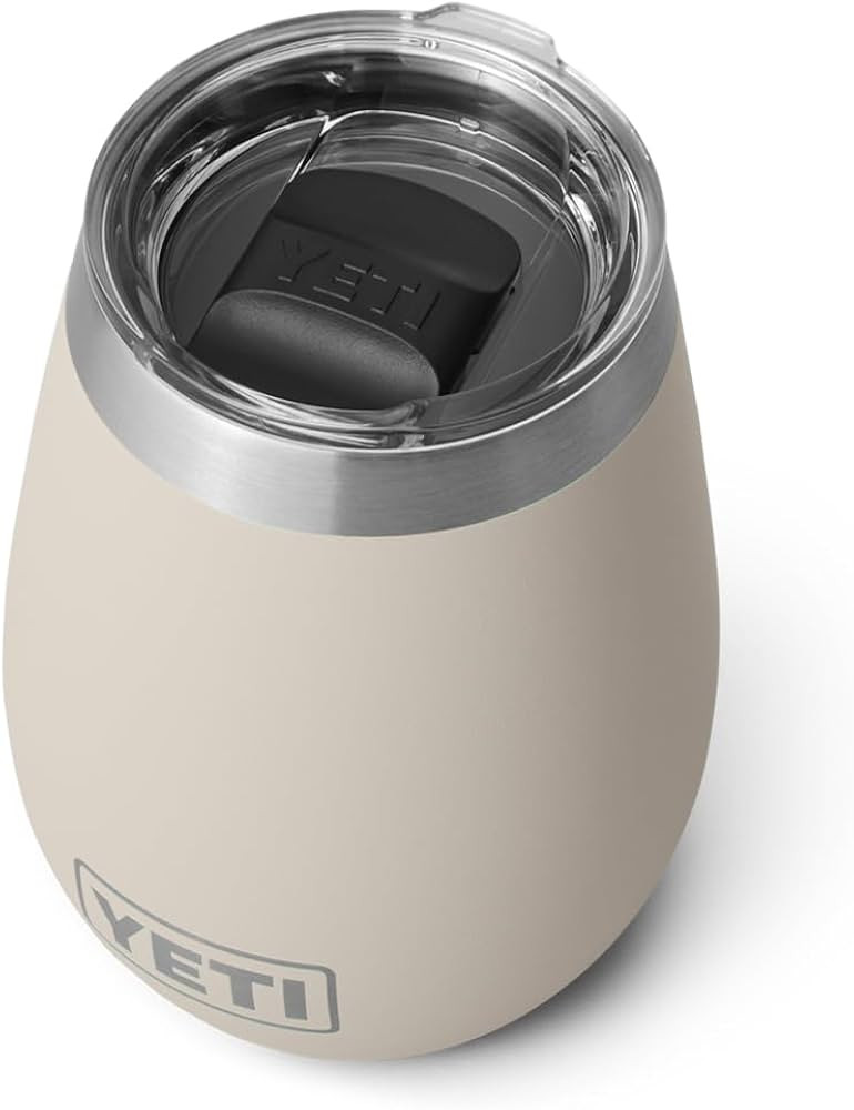 YETI Rambler 10 oz Wine Tumbler, Vacuum Insulated, Stainless Steel with MagSlider Lid | Amazon (US)