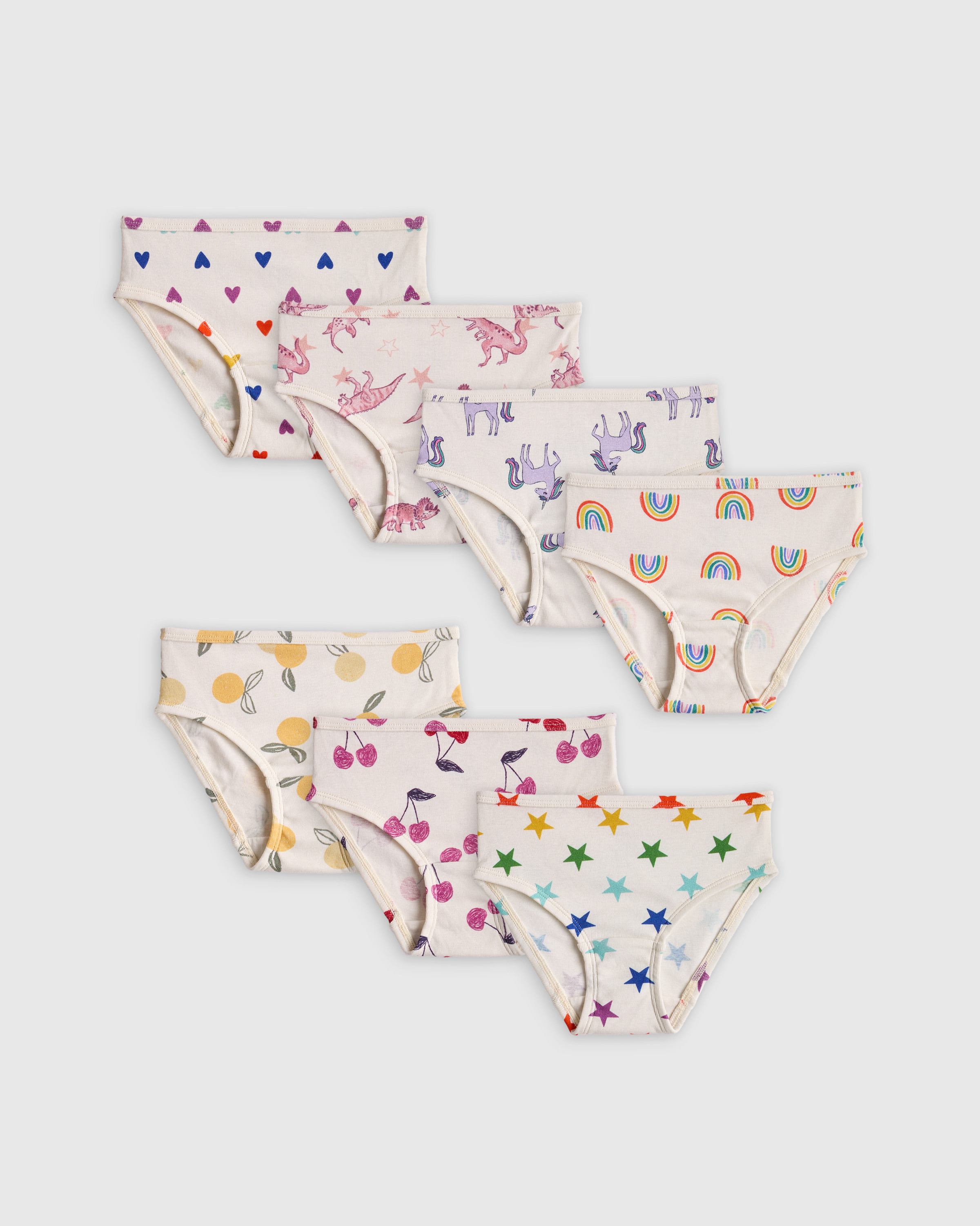 100% Organic Cotton Bikini 7-Pack in Girl Multi Pack | Quince