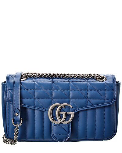 GG Marmont Small Leather Shoulder Bag | Gilt