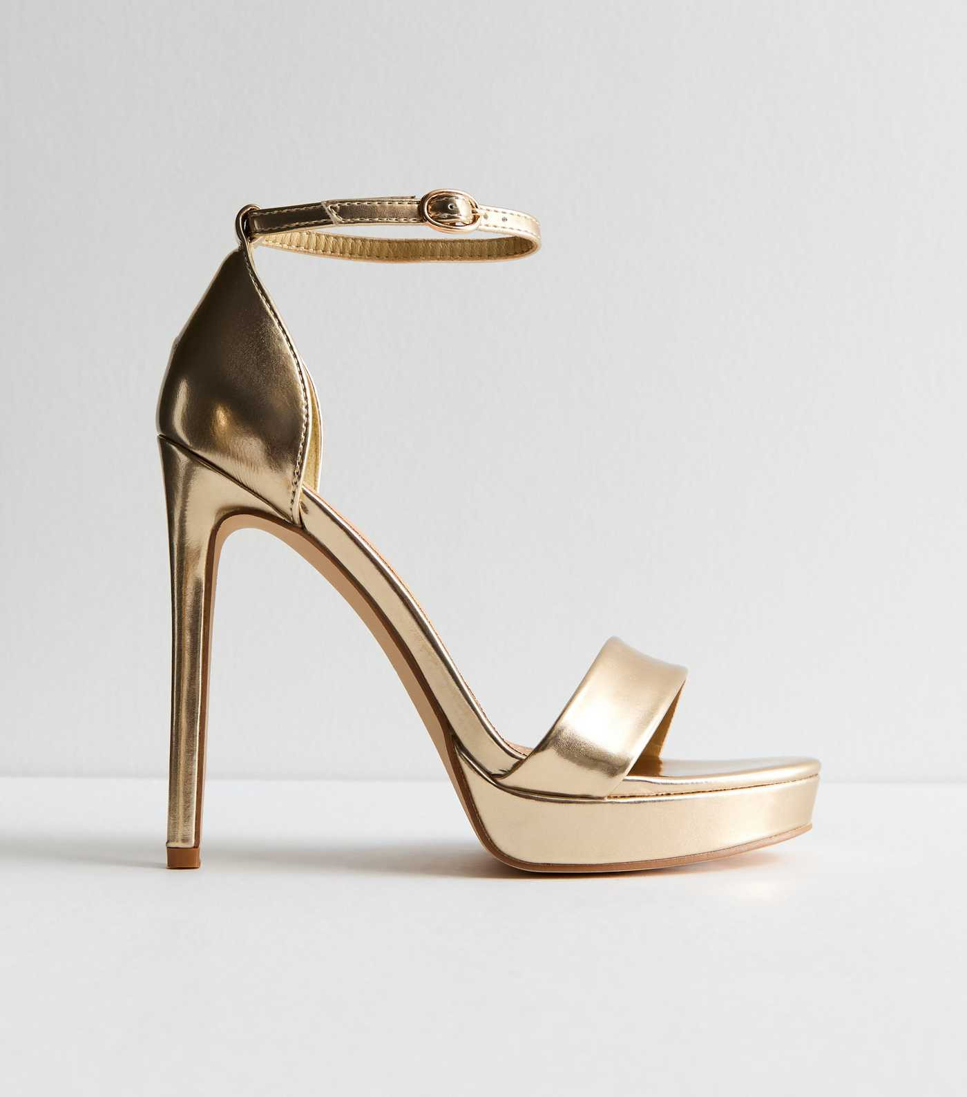 Truffle Gold Platform Stiletto Heel Sandals | New Look | New Look (UK)