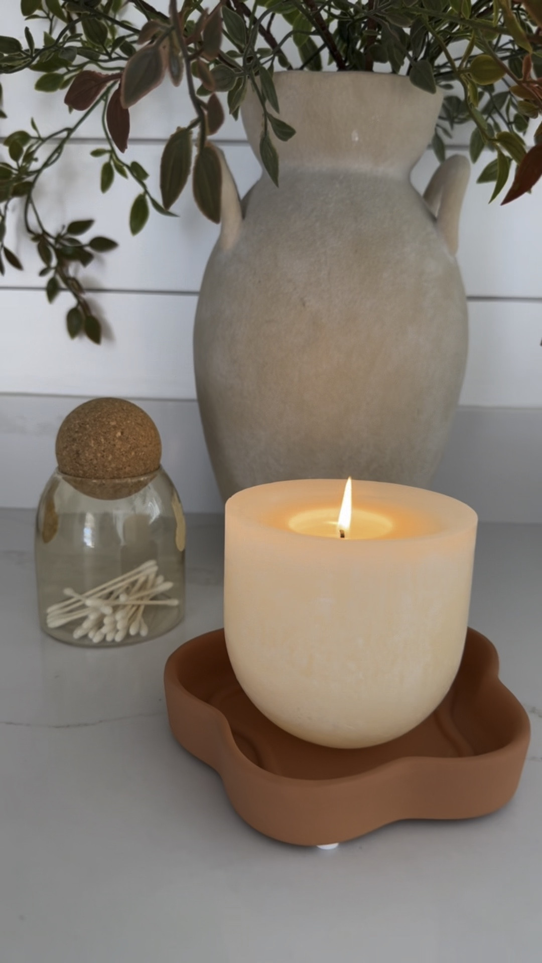 This Terra cotta planter and tray is cute…but using the tray alone is cuter! 