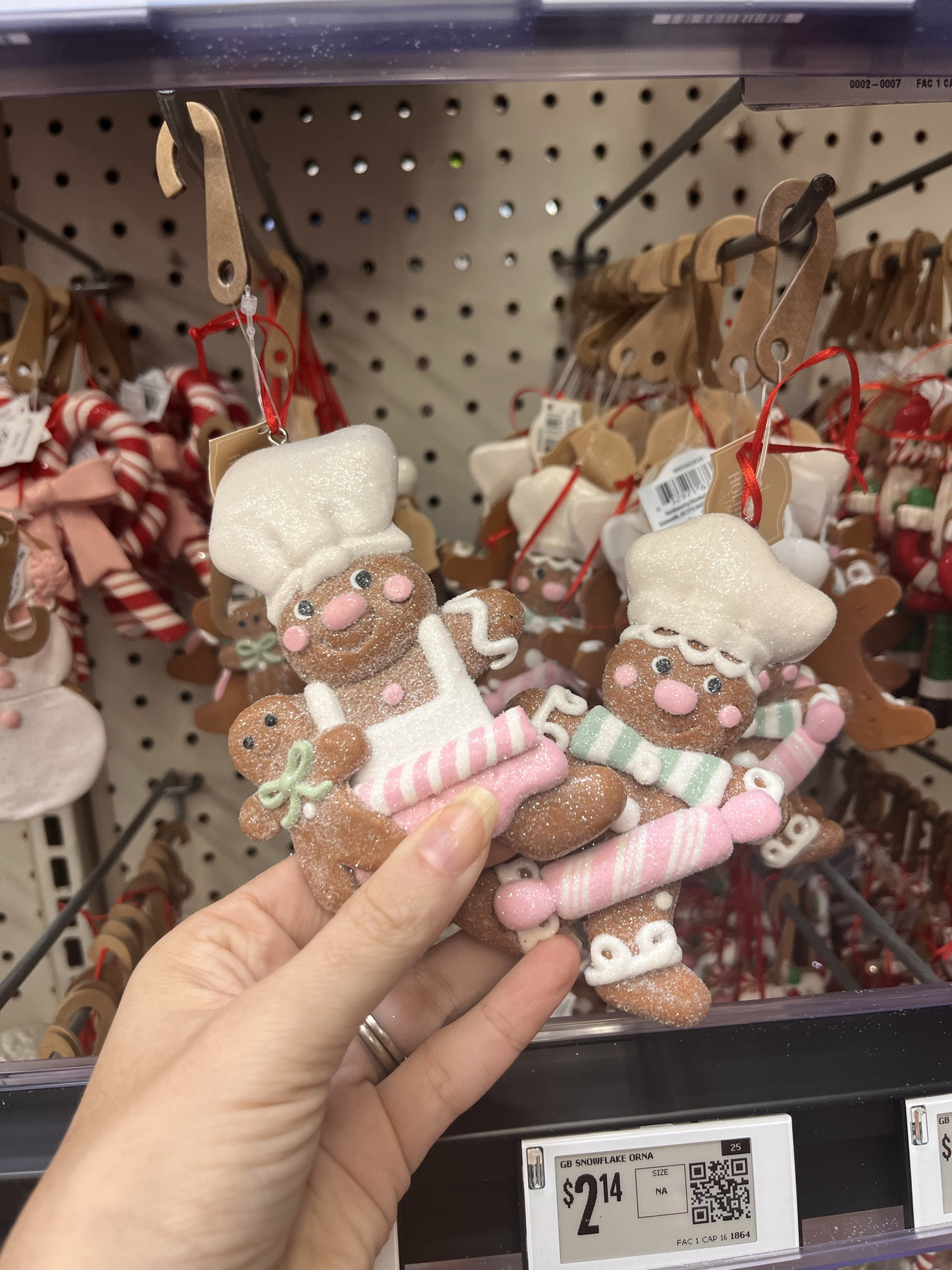 Adorable gingerbread ornaments - pink and white - pink Christmas tree ornaments

#LTKSeasonal #LTKHoliday