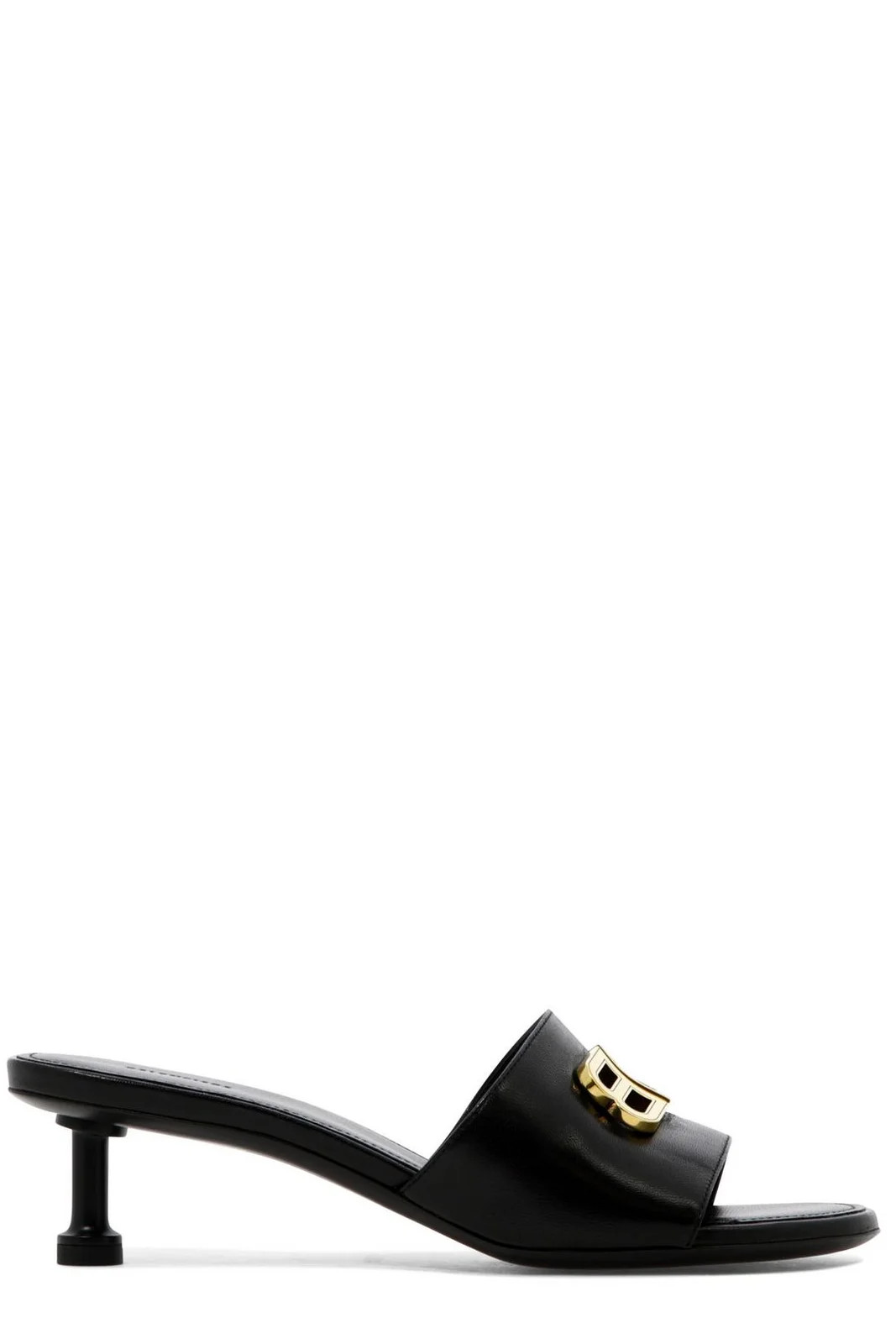 Balenciaga BB Plaque Open-Toe Sandals | Cettire Global