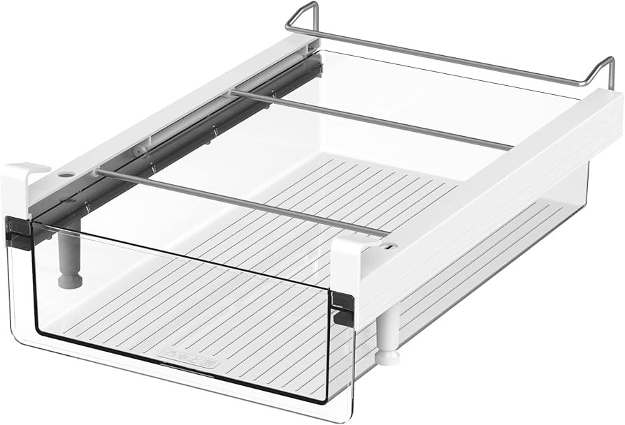 vacane Large Fridge Under Shelf Drawer, Pull Out Refrigerator Drawer Organizer Fridge Organizer B... | Amazon (US)