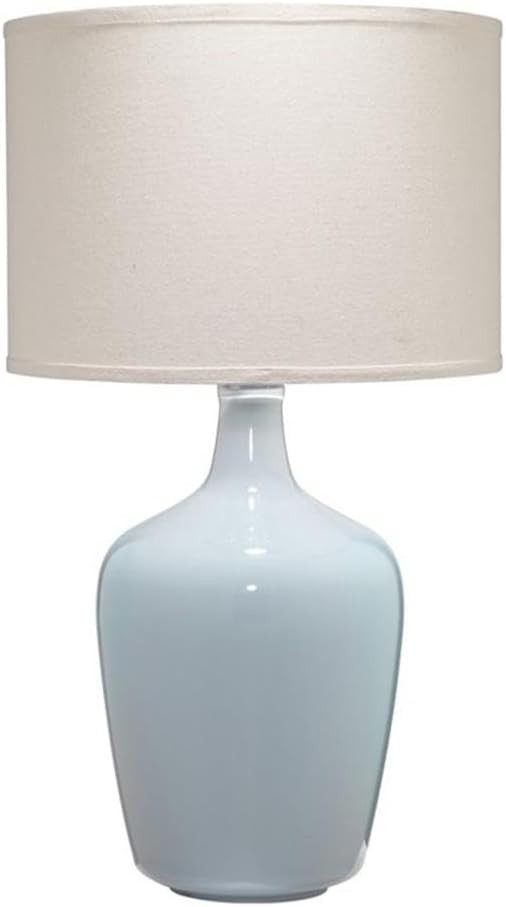 Eden Home 29.25&quot; Transitional Glass Plum Jar Table Lamp in Dove Gray Finish | Amazon (US)