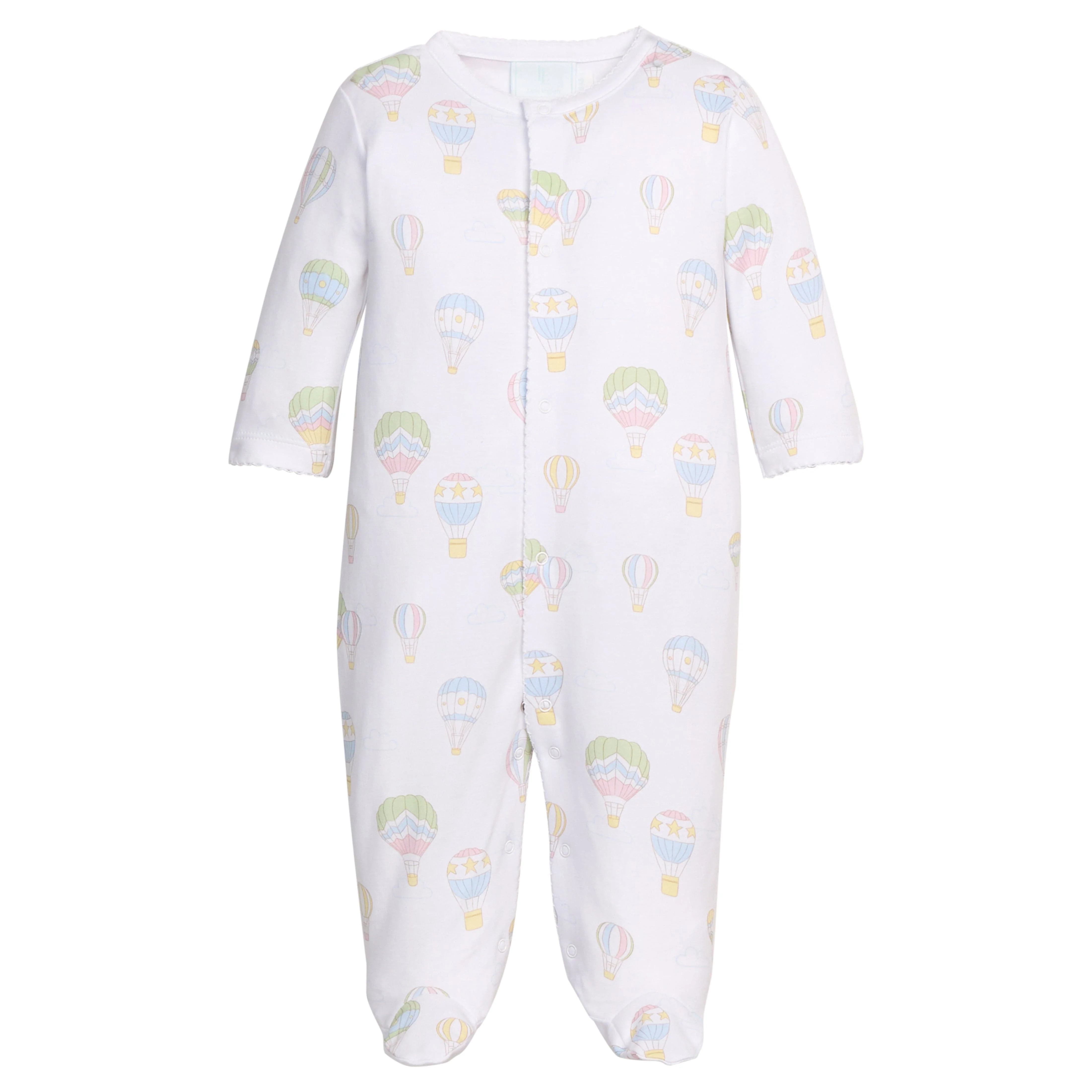 Hot Air Balloon Footie - Little English Gender Neutral Baby Gift | Little English