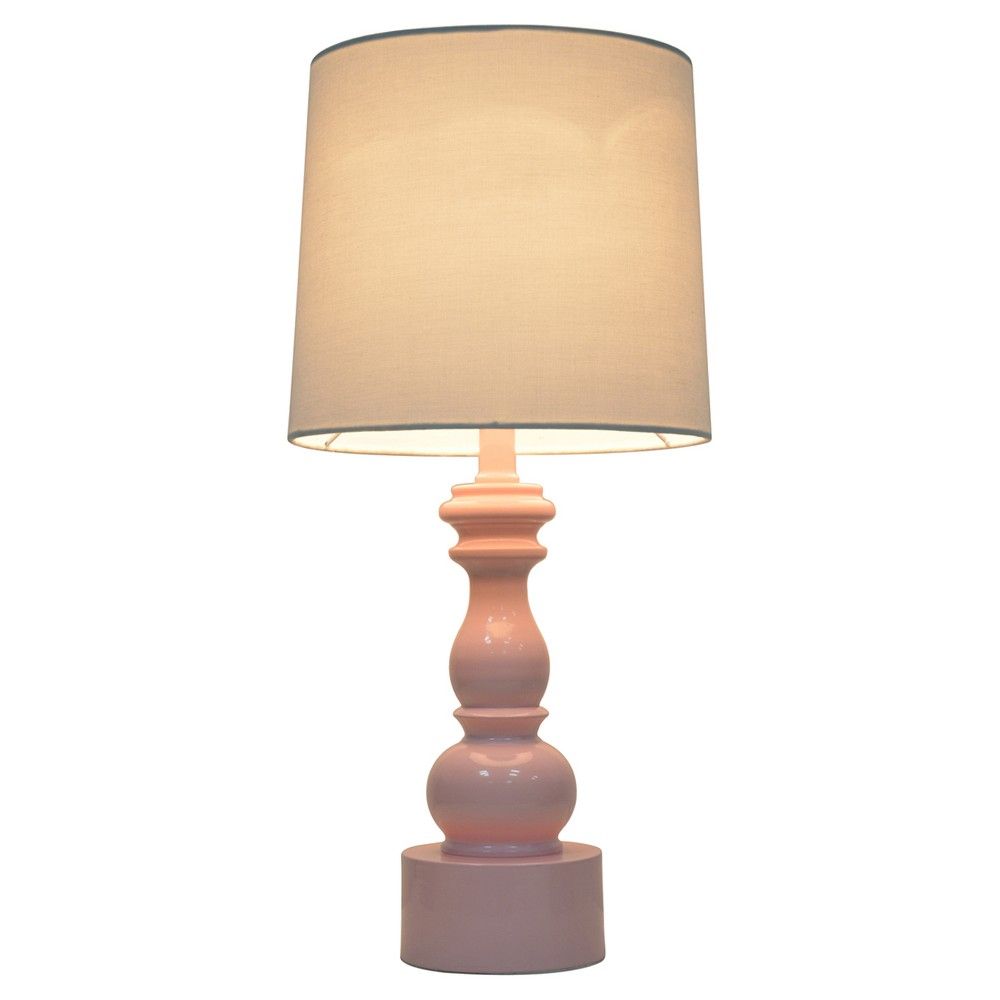 Turned Table Lamp with Touch On/Off Pink - Pillowfort , Size: Lamp Only | Target