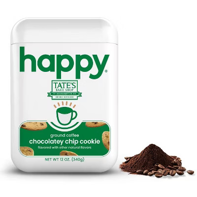 Happy Tate's Chocolate Chip Flavored Medium Roast Ground Coffee - 12oz | Target