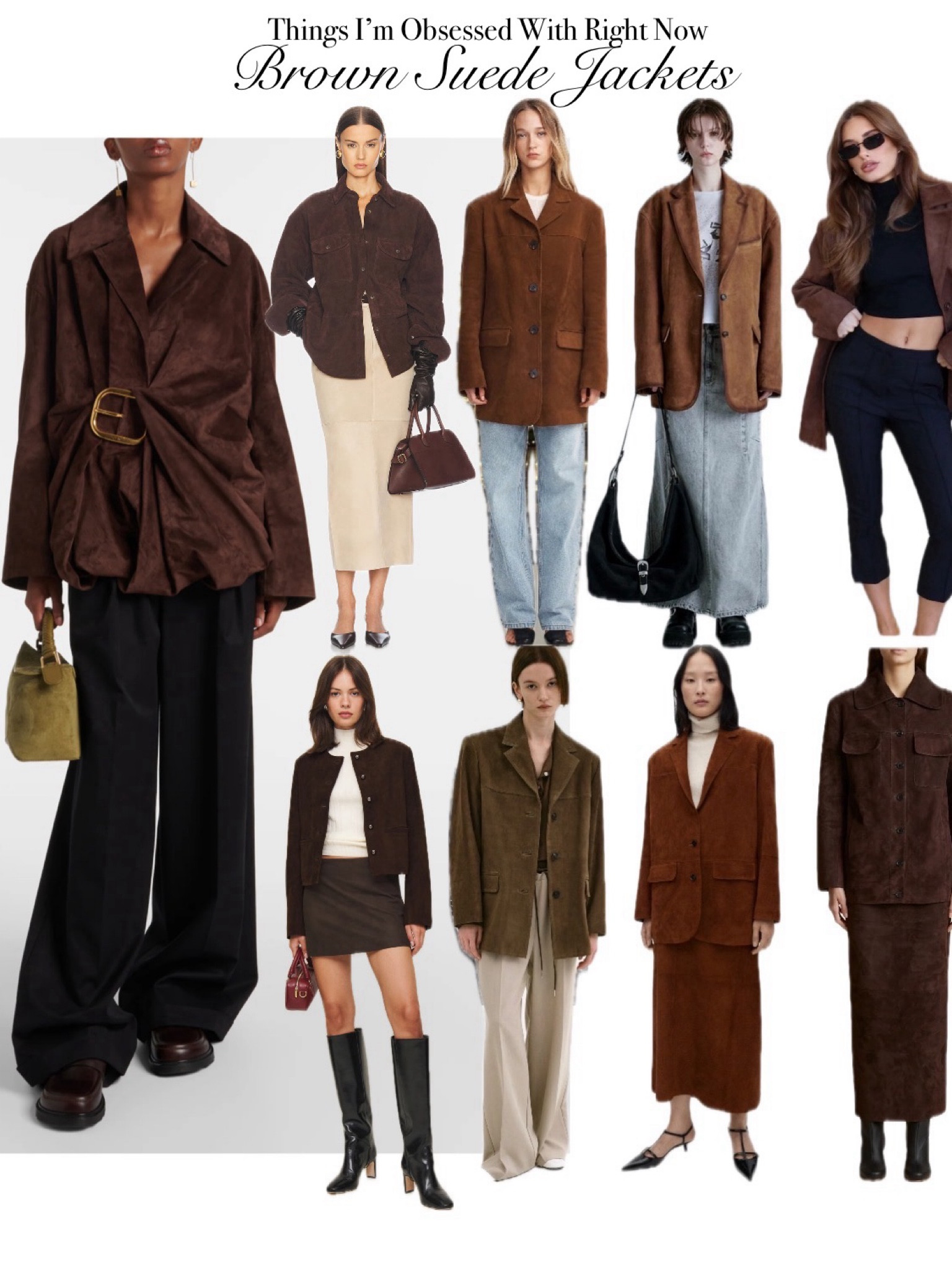 Suede jacket roundup also in my substack 