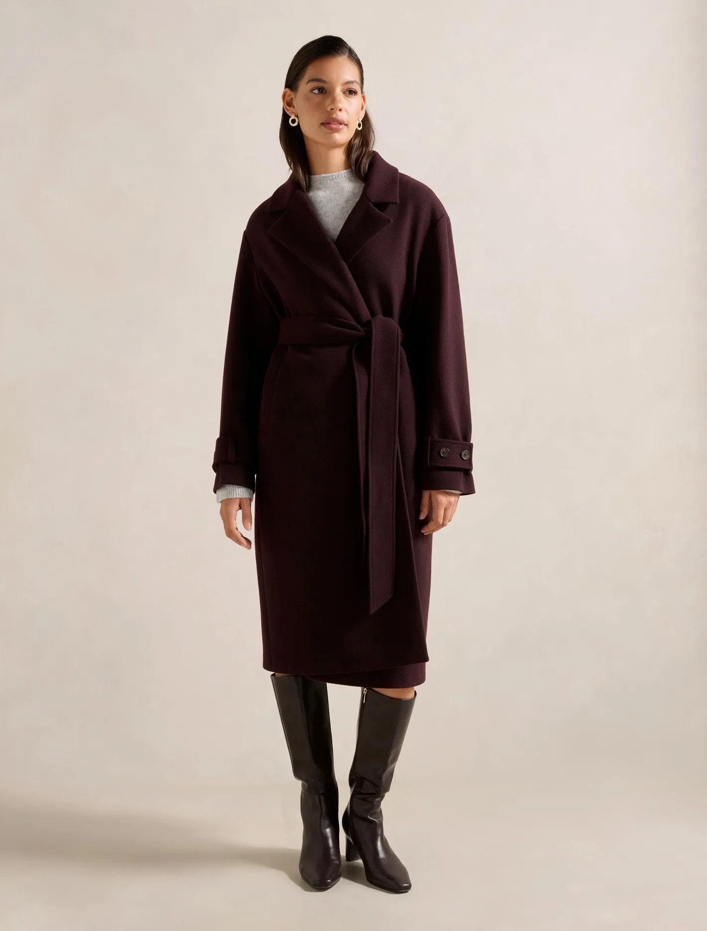 Heidi Double Breasted Wrap Coat | Forever New (AU)