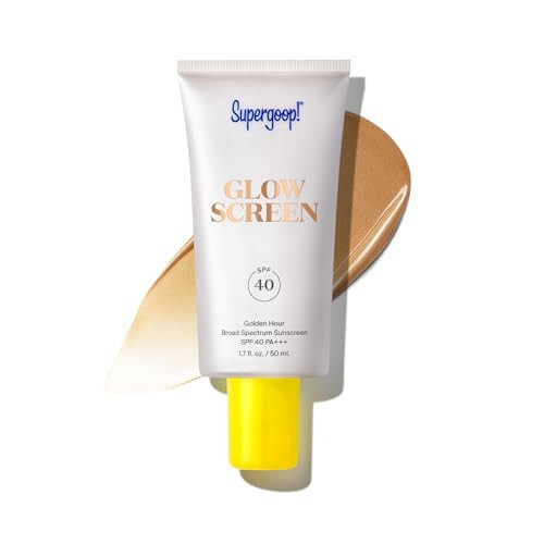 Supergoop! Glowscreen SPF 40, Golden Hour (Bronze Glow) - 1.7 fl oz - Glowy Primer + Broad Spectrum Tinted Sunscreen - Helps Filter Blue Light - Hydration - Hyaluronic Acid & Vitamin B5 | Amazon (US)