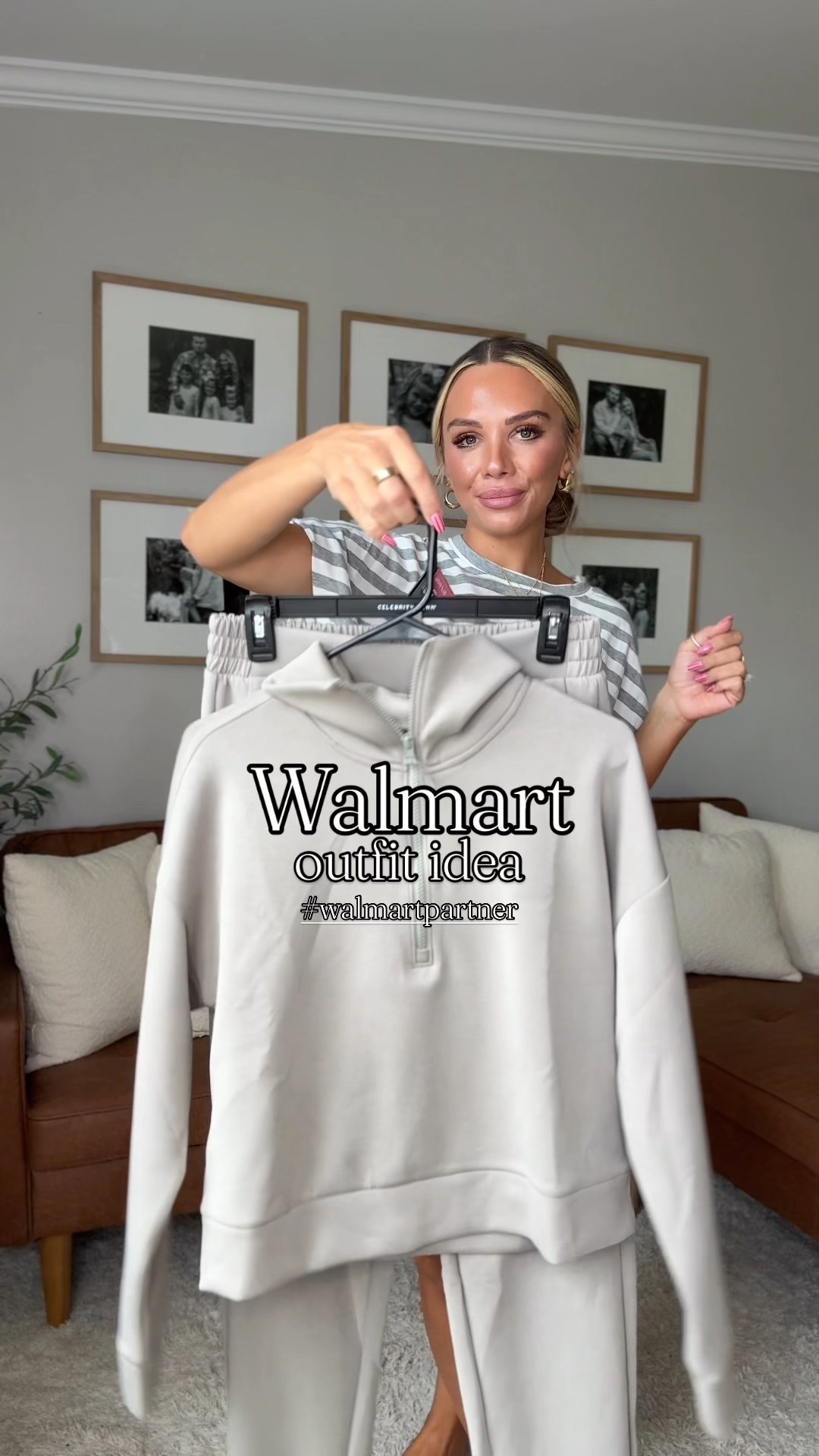 Type SHOP for the links to this Walmart outfit! So excited to be partnered with Walmart to show you that dressing super cute can also be very affordable! I’m 5 foot two for reference. I’m wearing a size extra small in both of these. They come in four different colors and they are honestly so soft and comfortable. #walmartfashion #walmartpartner @walmartfashion 

#LTKStyleTip #LTKFindsUnder100 #LTKFindsUnder50