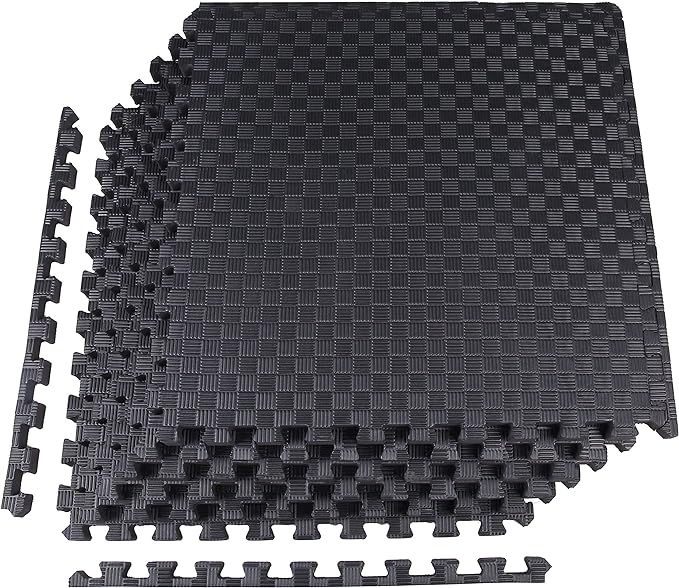 BalanceFrom Puzzle Exercise Mat with EVA Foam Interlocking Tiles for Exercise, MMA, Gymnastics an... | Amazon (US)