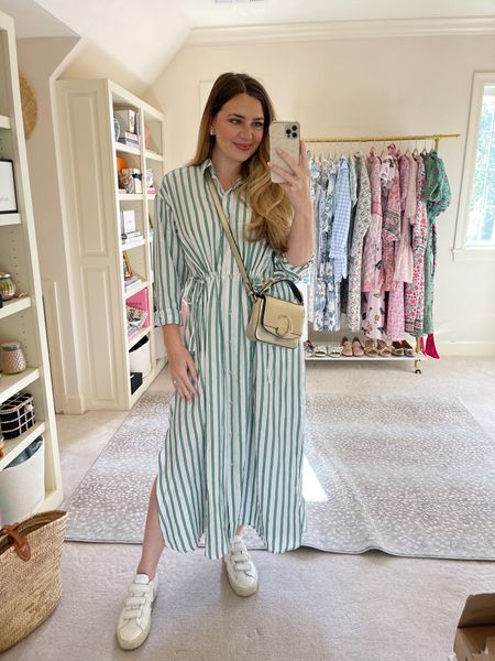 Loved this dress in the blue & white so grabbed it on the green as well! 🥰 Just so comfy & cute! Size down

#LTKstyletip #LTKfindsunder50
