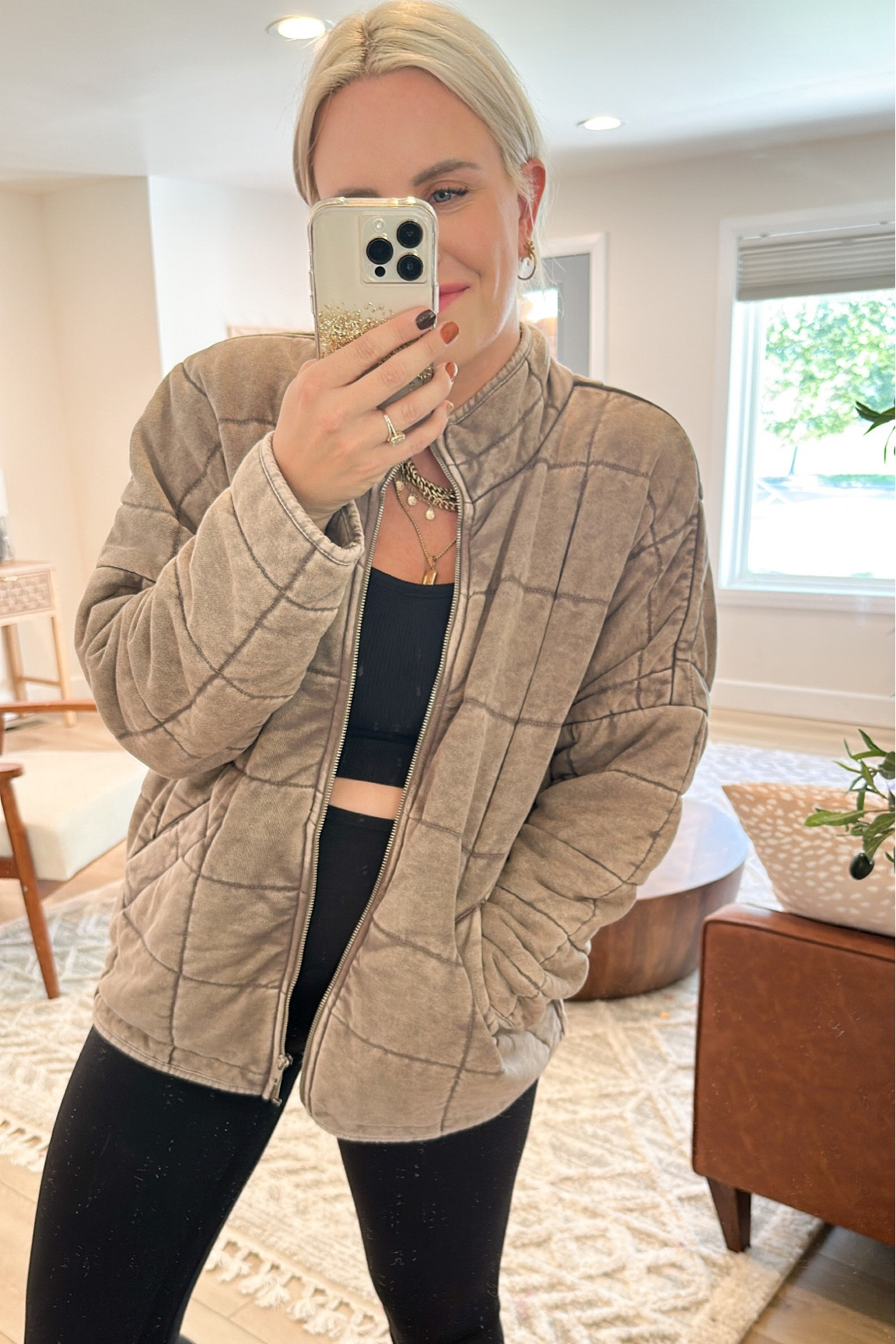 Quilted Zip-Up Jacket curated on LTK