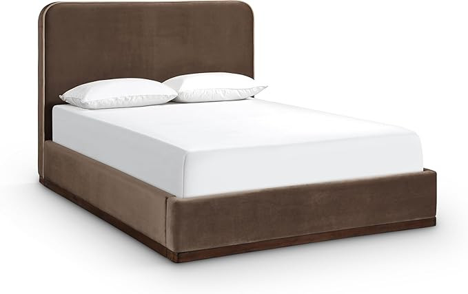 Meridian Furniture RavaBrown-K Rava Collection Modern | Contemporary King Bed with Ultra Luxe Bro... | Amazon (US)