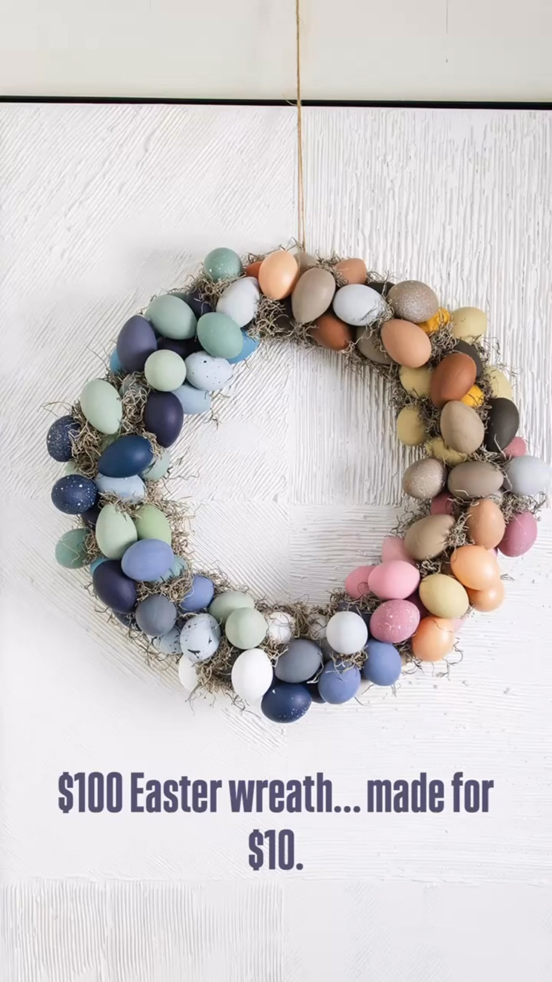 Recreating my Easter egg wreath DIY? I linked similar supplies here — wire wreath forms, plastic eggs, craft paint, and Spanish moss to add texture.

Such an easy and budget-friendly spring decor project.


#LTKSeasonal #LTKSpringSale #LTKHome