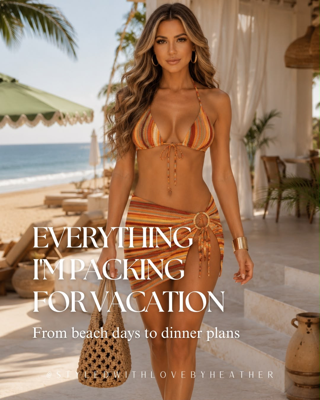 POV: You finally packed *everything* you actually need for vacation. 🌴✈️ From beach days and poolside lounging to sunset dinners and resort nights, these are the pieces I'll be wearing on repeat.

✨ **Shop now—all linked in my LTK!** Follow me for more vacation outfits, resort style, and luxe-for-less finds. ☀️🤍
 

 #LTKootd #LTKSwim #LTKTravel