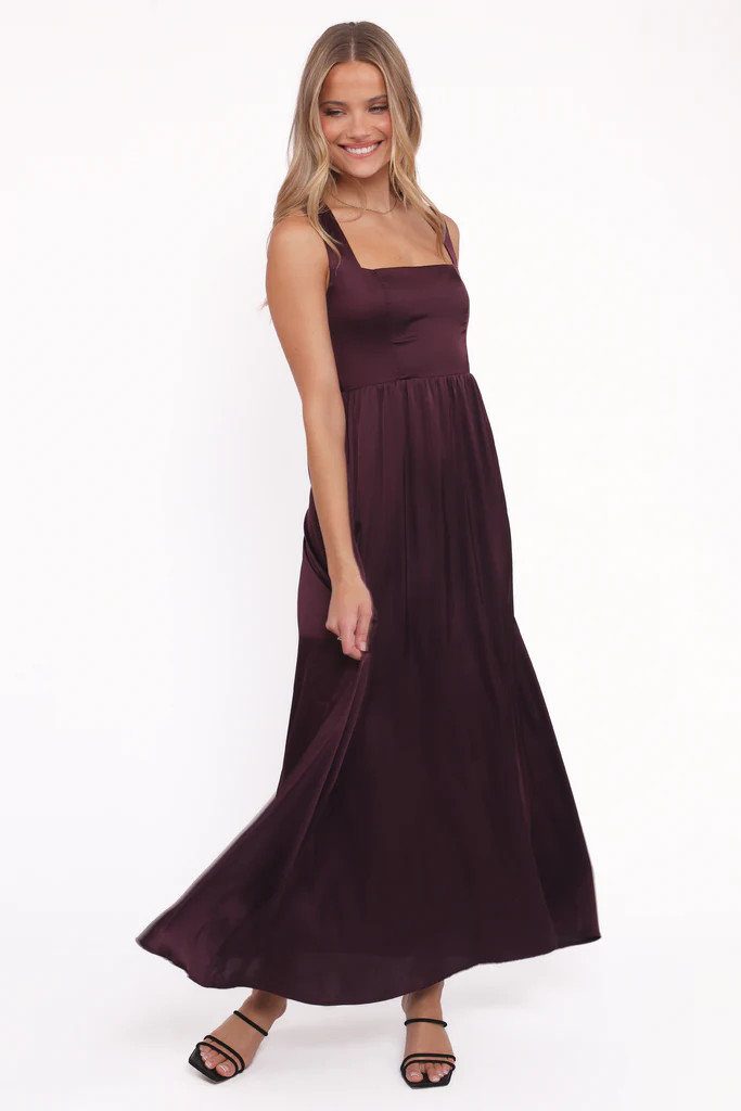 Elania Maxi Dress - Plum | Petal & Pup (US)