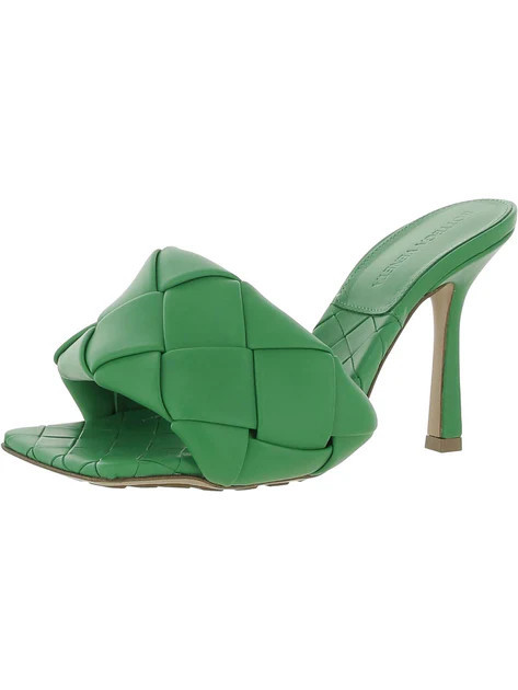 Lido Womens Leather Woven Slide Sandals | Shop Simon