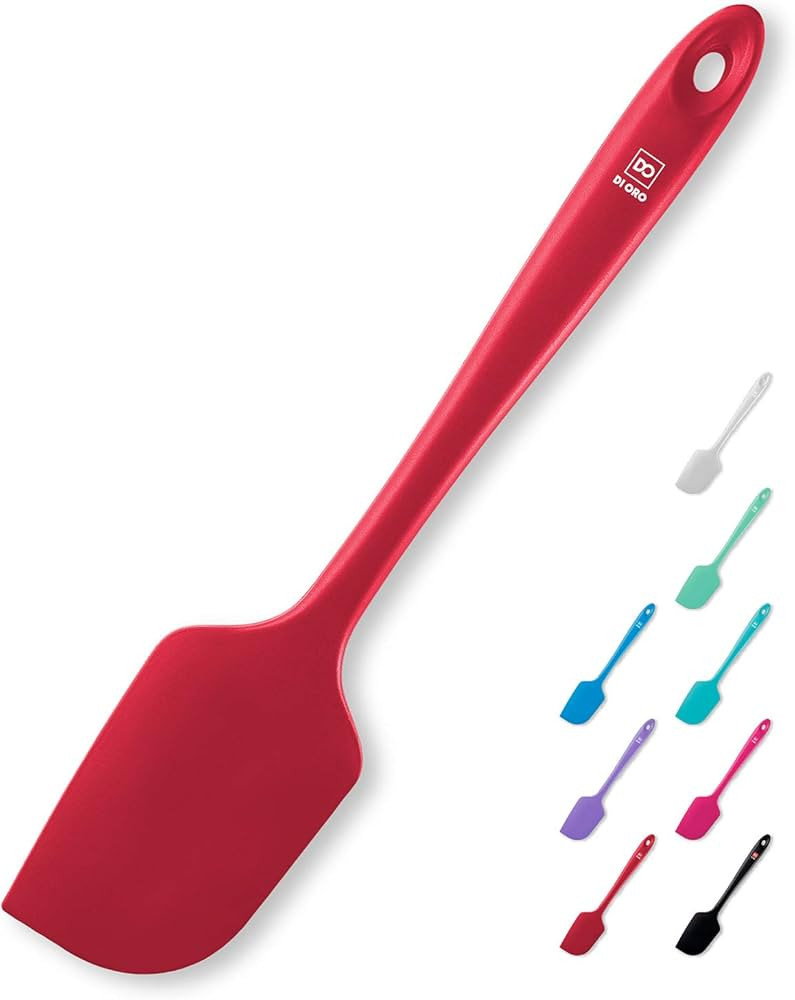 DI ORO - Large Silicone Spatula - 600ºF Heat-Resistant Spatula - Seamless Design - Pro-Grade Non... | Amazon (US)