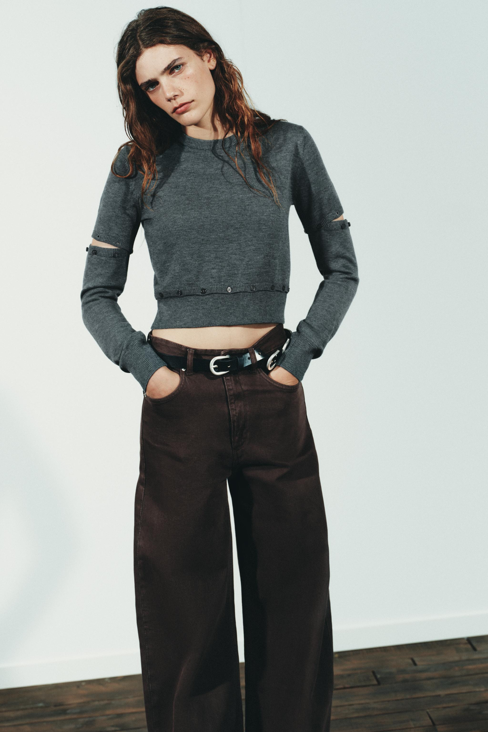 TRF EXTRA WIDE LEG HIGH WAIST JEANS | Zara US