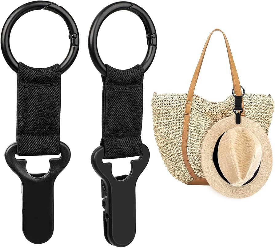 Niveaya Hat Clip for Travel on Bag - 2 Pack, Vacation Beach Cruise Essentials Accessory for Trave... | Amazon (US)