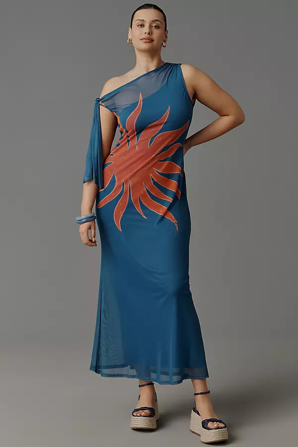 Never Fully Dressed Lyla Off-The-Shoulder Maxi Dress | Anthropologie (US)