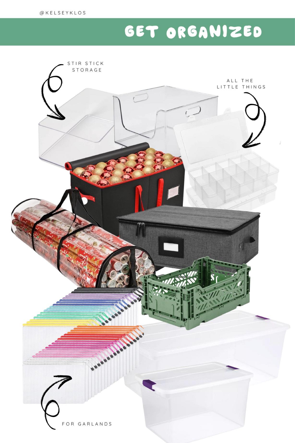 Everything I use to GET ORGANIZED from my party supplies, to Christmas decor and everything in between 

#LTKHome #LTKParties #LTKFamily