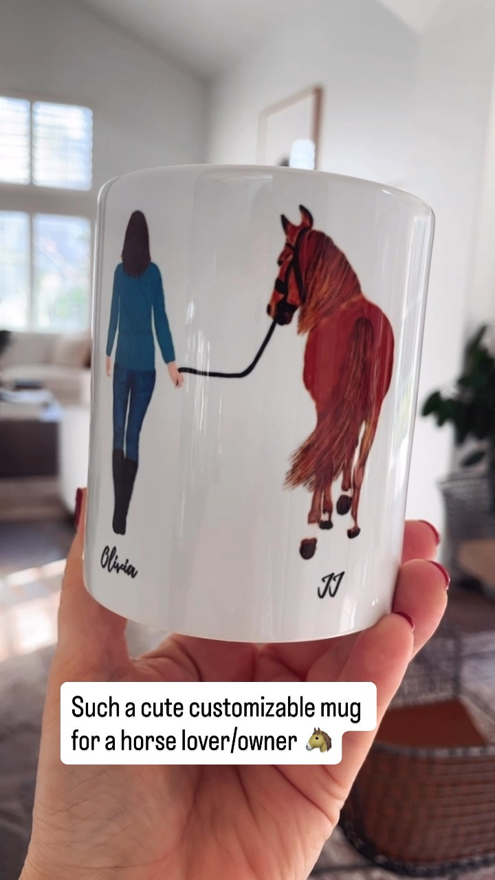 This customized mug makes the perfect gift for a horse lover or horse owner! 

#equestrian #mug #giftidea #forher

#LTKmomlife #LTKFindsUnder50 #LTKKids