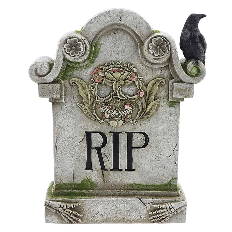 Southern Gothic RIP Tombstone, 12" | At Home