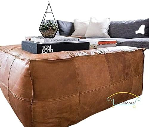 Leather Ottoman/Coffee Table | Amazon (US)