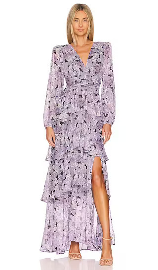 Anora Maxi Dress in Black & Purple summer dresses womens dresses modest dresses spring dresses 2023 | Revolve Clothing (Global)