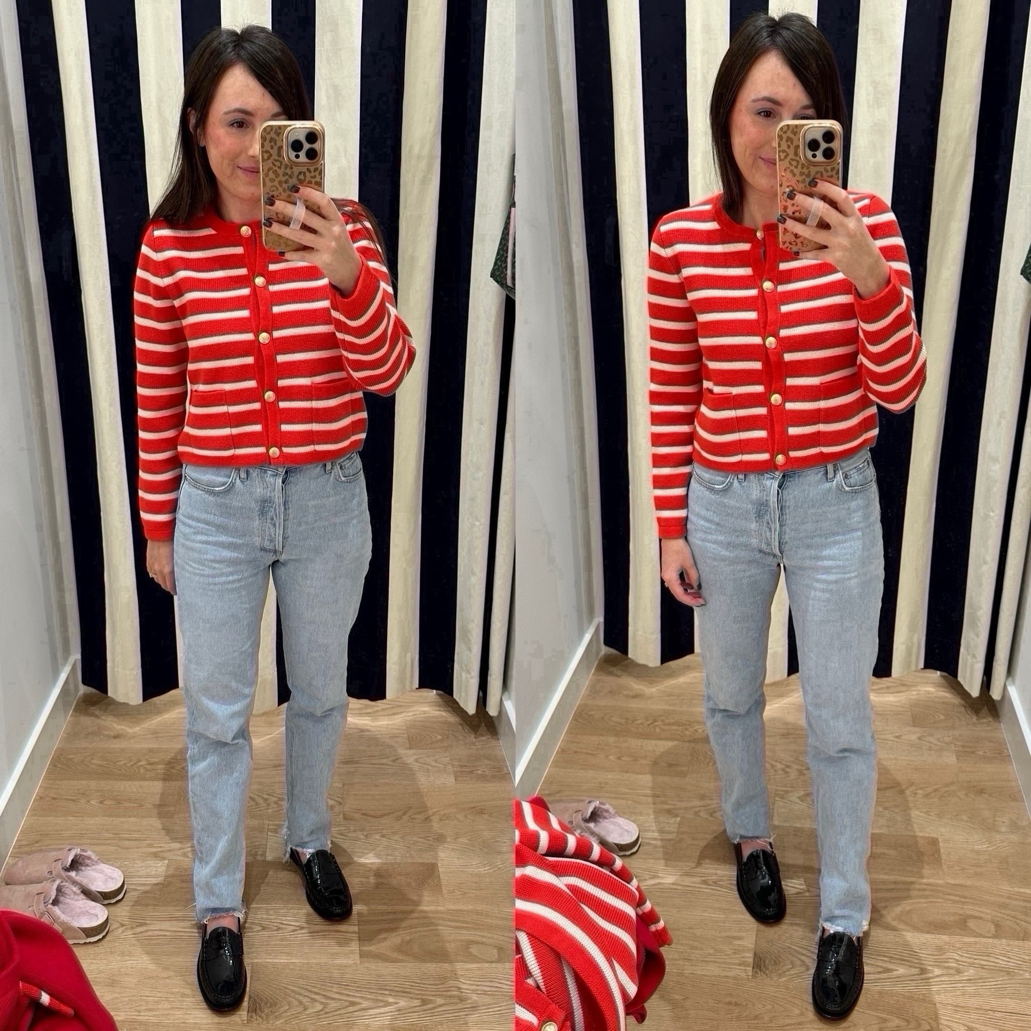 J crew lady cardigan - small on left, xs on right. I prefer the size small over the xs!



#LTKStyleTip #LTKFindsUnder100 #LTKSeasonal