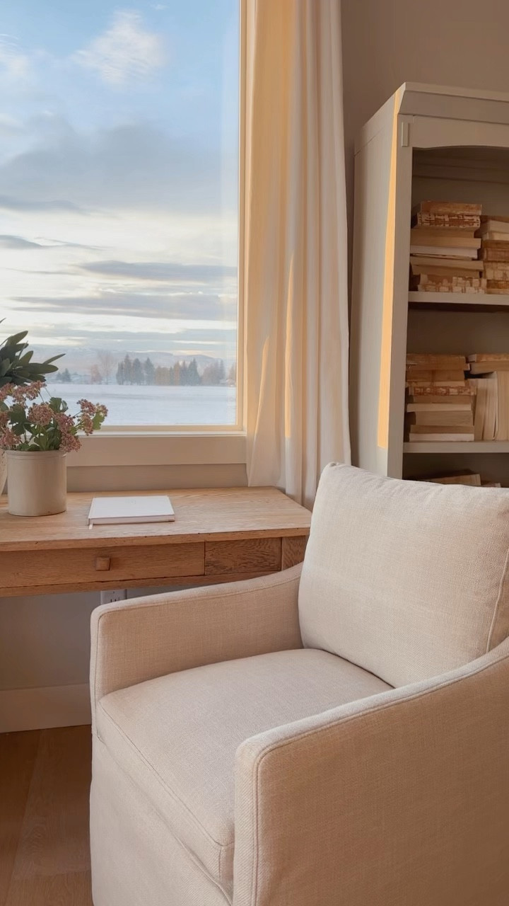 A cozy desk area for devotionals in the new year 🩷 This chair is amazing! So comfortable and comes on wheels! 

#LTKsalealert #LTKstyletip #LTKhome