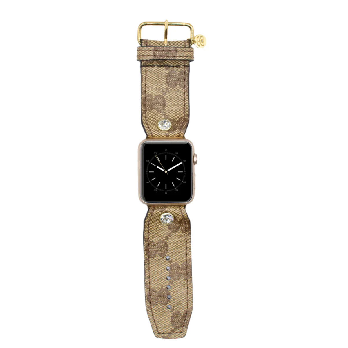 Limited Edition - Upcycled Crystal Monogram GG Sivella Watchband | Sparkl
