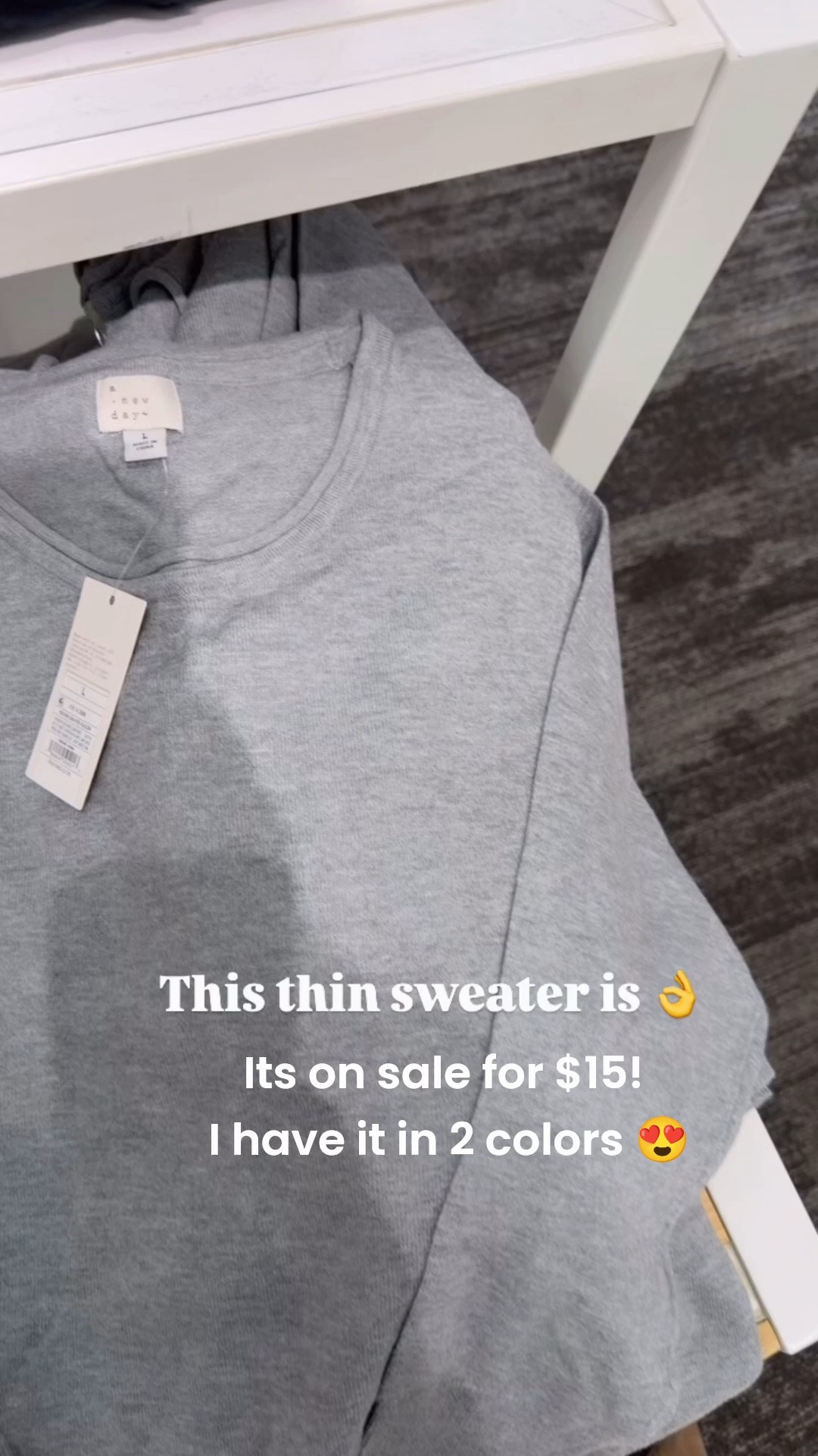 I got a large in these and it’s perfect to wear over a t-shirt, drape over your shoulders, wear alone. It’s now on sale!