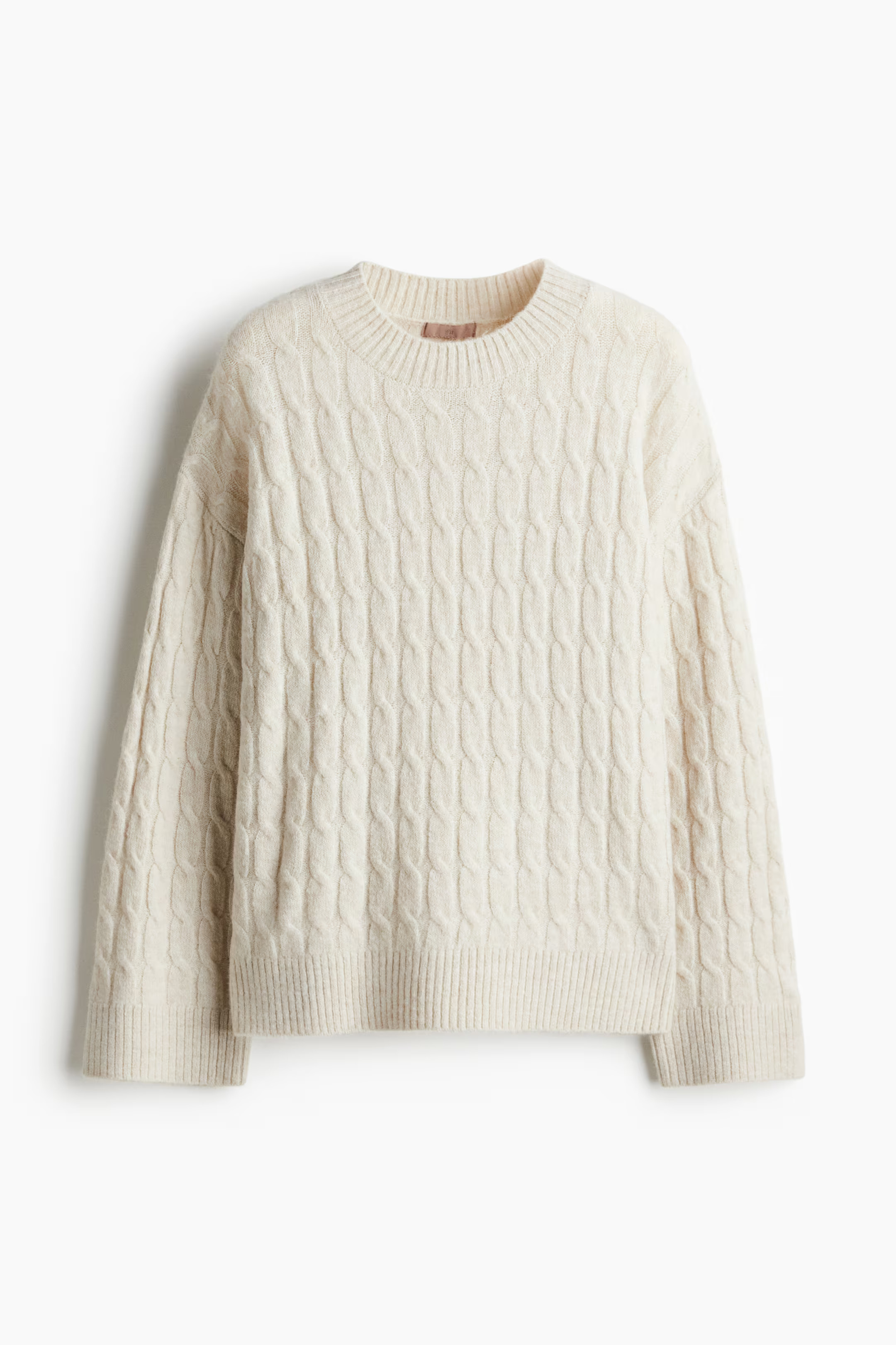 Pullover mit Zopfmuster | H&M (DE, AT, CH, NL, FI)