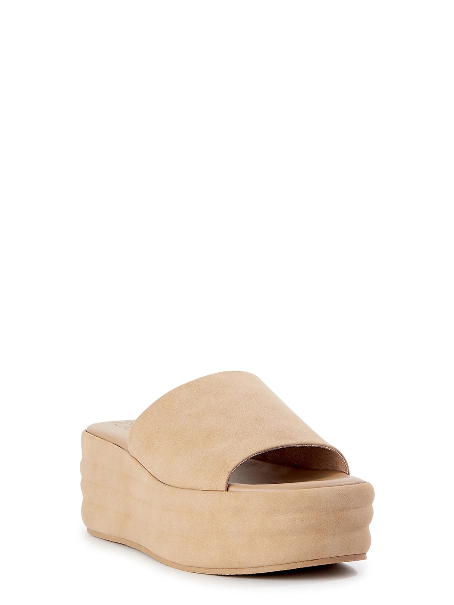 No Boundaries Women's Flatform Wedge Sandals - Wide Width Available | Walmart (US)